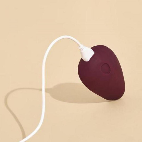 Dame Pom Flexible Palm Sized Vibrator - Plum