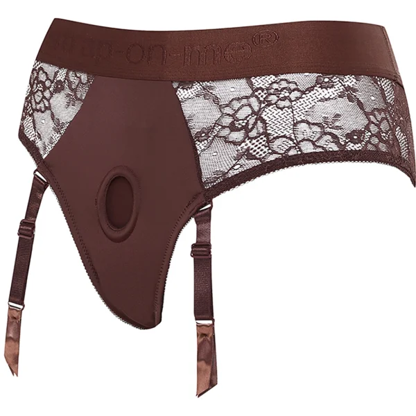 Strap-on-Me Chocolate Lingerie Diva Strap-On Harness - Medium