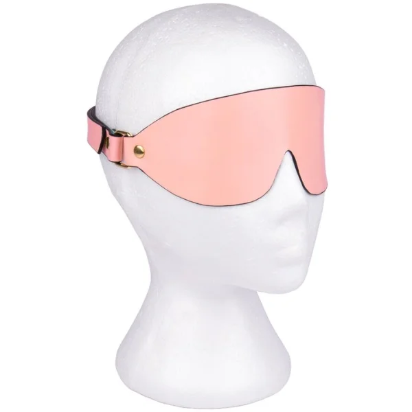 Bondara Luxe Bow To Me Pink PU Blindfold — image 4 of 5