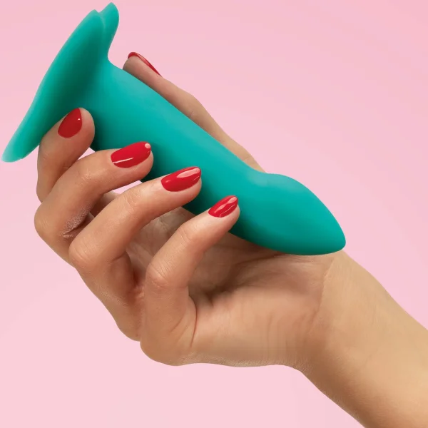 Limba Flex S Silicone Bendable Dildo By Fun Factory - Carribean Blue