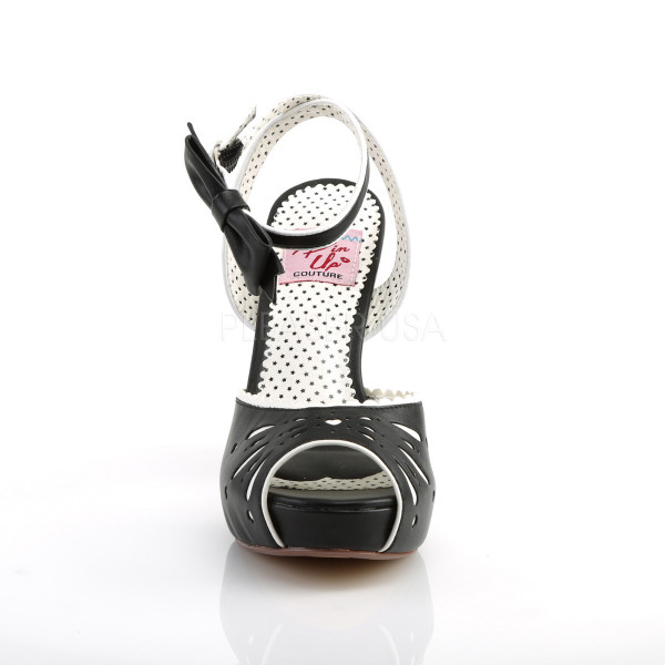 4 1/2 inches Heel, 1 inches Semi Hidden P/F Peep Toe Ankle Strap Sandal — image 10 of 12