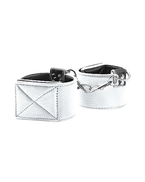 Reversible Ankle Cuffs - White