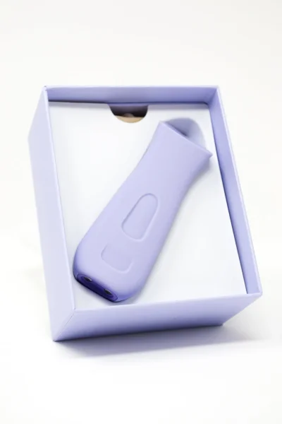 KIP Silicone Rechargeable Waterproof Lipstick Vibrator by Dame - Lavender