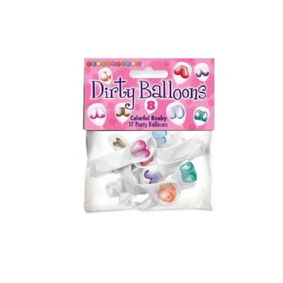 Mini boob Latex Balloons White