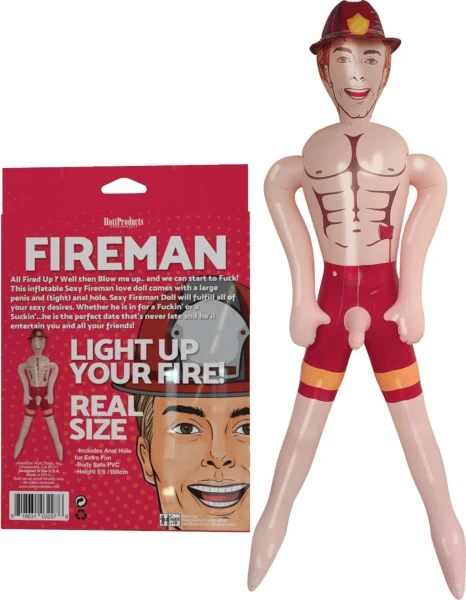 Mouth Gags - Fireman - Inflatable Party Doll