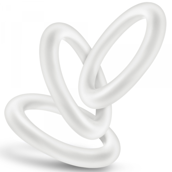 Glow in the Dark Silicone Cockring Set