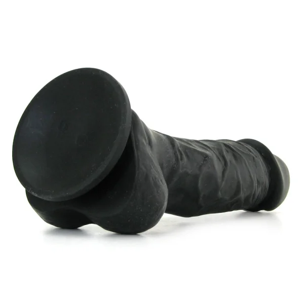 Colours Pleasures 5 Inch Black Silicone Suction Cup Dildo