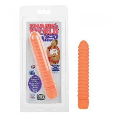 Shane s Sorority Screw Vibe Silicone Orange