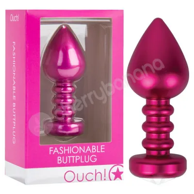 Ouch Fashionable Pink Butt Plug