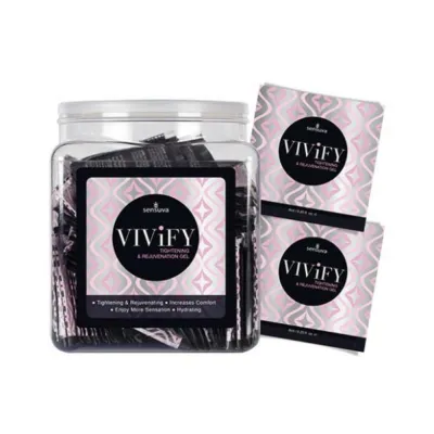 Vivify Tightening Rejuvenation Gel Tub Of 100 Single Use Packet