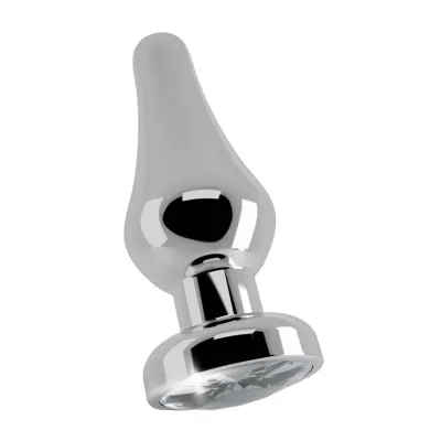 Rich R1 Silver Plug 3 9 Inch Clear Sapphire