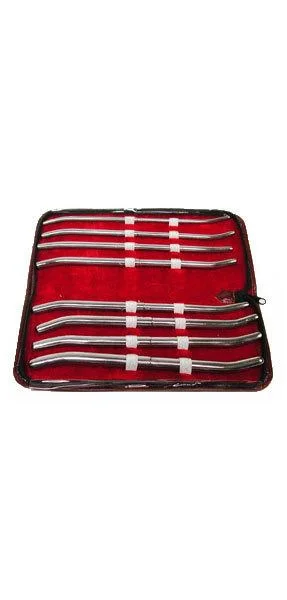 Hegar 8 Urethral Sounds Set