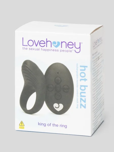 Lovehoney Hot Buzz Rechargeable Remote Control Silicone Cock Ring