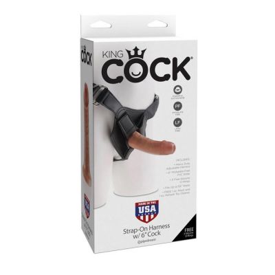 Strap On Harness With 6 Cock Kit