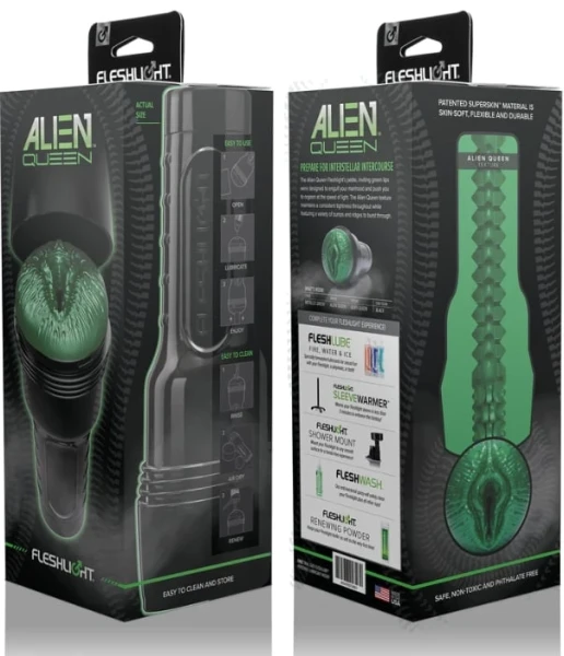 Fleshlight - Freaks - Green Alien Queen Metallic — image 5 of 7