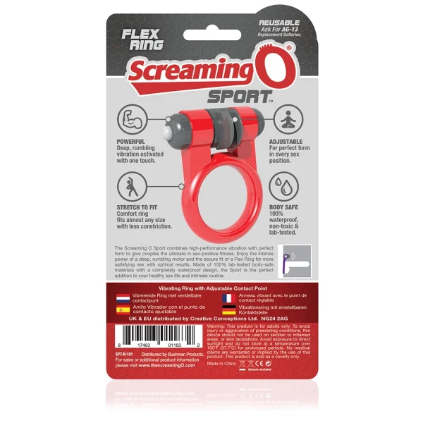Screaming O Sport - 6 Count Box - Red