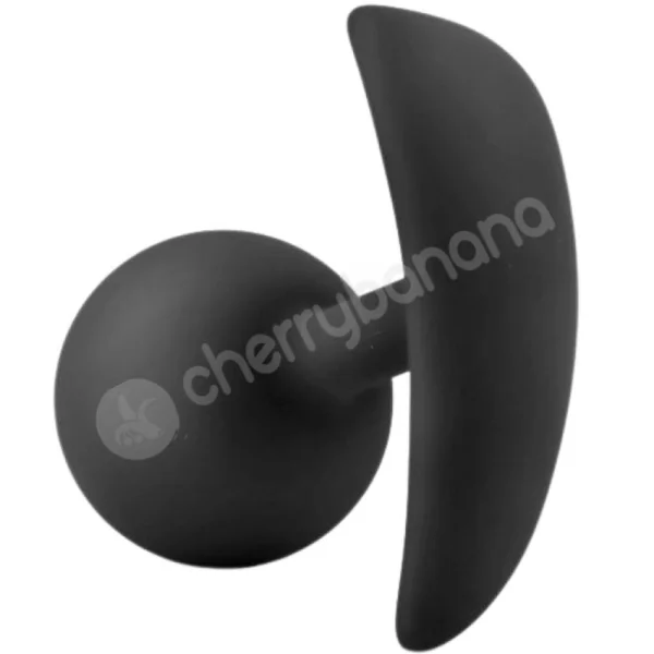 Anal Adventures Platinum Silicone 3" Vibra Plug With Inner Ball Bearing