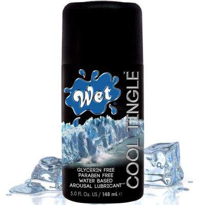 Wet Cool Tingle Arousal Water Based Lube 5oz