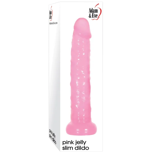 Adam & Eve Pink Jelly Slim Dildo 5"
