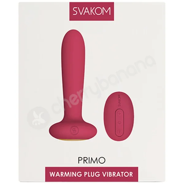 Svakom Primo Red Warming Versatile 2 in 1 Plug & Vibrator