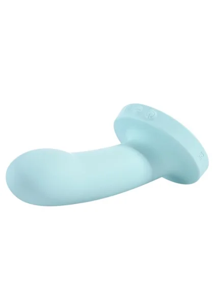 Sportsheets Myst 5” Vibrating Silicone Dildo Sky Blue