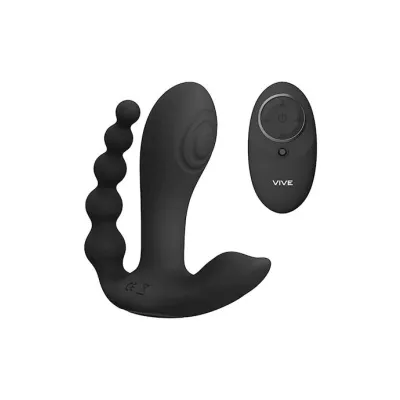 Kata Double Penetration Vibrator Black