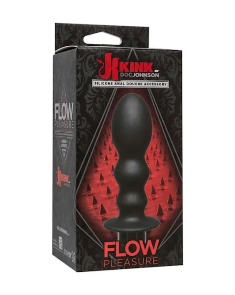 Flow Pleasure Anal Douche Accessory - Black