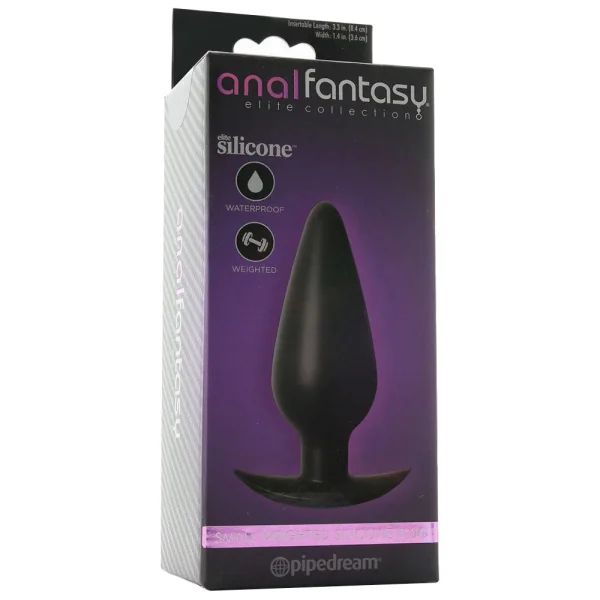 Anal Fantasy Elite Small Weighted Silicone Plug