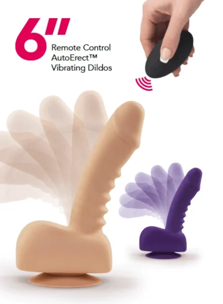 UPRIZE RISING 6 INCH VIBRATING REALISTIC DILDO