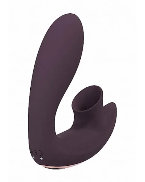 Irresistable Deisrable Suction Vibrator - Purple -  5 Inch