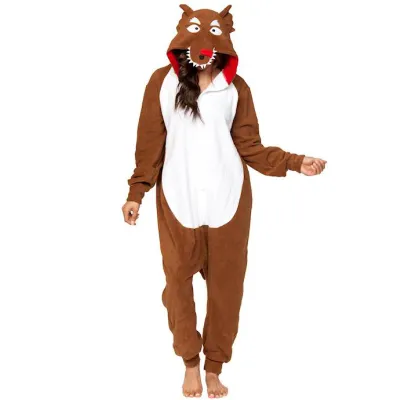 Wolf Adult Onesie Small