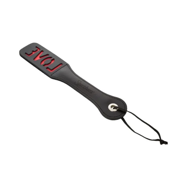 12" Leather Love Impression Paddle