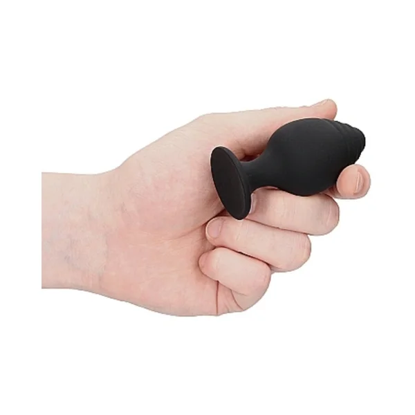 Ouch Rippled Butt Plug Set Black — image 14 of 17