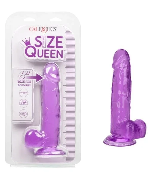 Size Queen 6"/15.25 cm - Purple — image 4 of 6