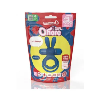 Cock Rings Screaming O 4t Ohare Vibrating Rabbit Double Cockring Blueberry