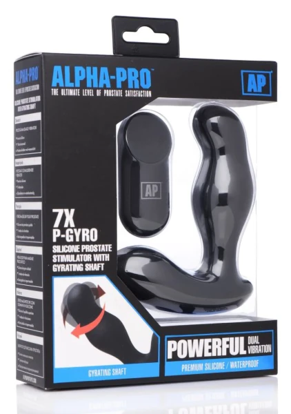 Alpha-Pro 7X P-Gyro Prostate Stimulator with Rotating Shaft — image 10 of 10