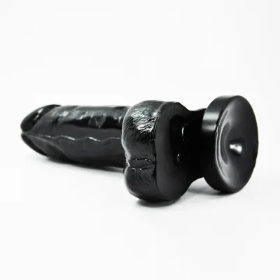Cloud 9 Delightful Dong 7 inch Thick with Balls Black
