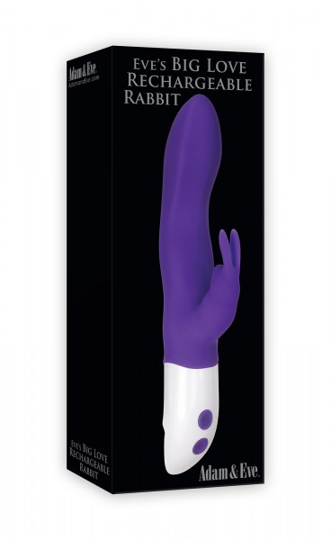 Adam and Eve Big Love 9.5" Rabbit Vibrator