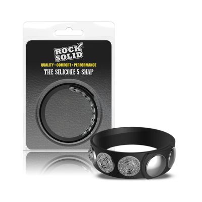 Rock Solid Silaflex 5 snap adjustable Black