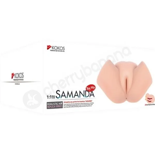 Kokos Big Hip Samanda Flesh Missionary Style Double Entry Masturbator
