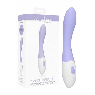 Loveline Candi Purple 20 cm USB Rechargeable Vibrator