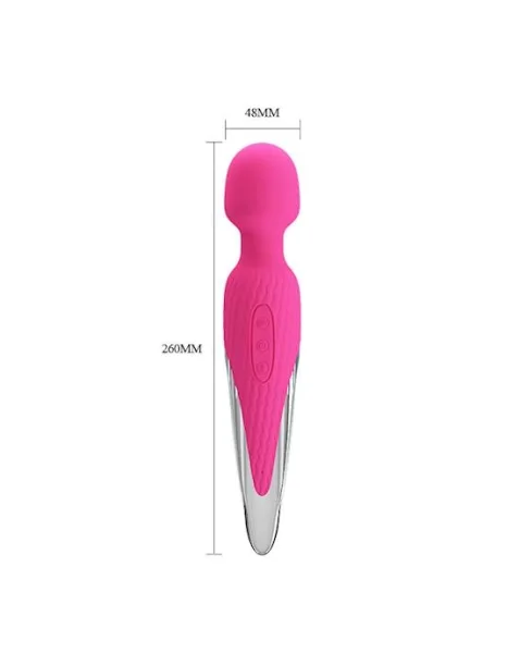 Antony Heating Wand Vibrator - Pink - 10.2 Inch