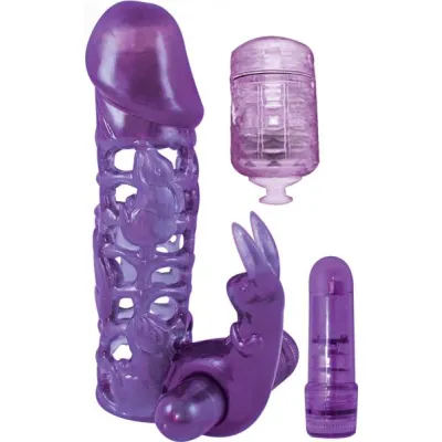 Clit Tickler Penis Extender Vibrating Sleeve