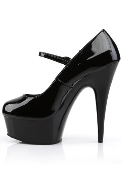 Delight 6" Mary Jane Platform Pump By Pleaser