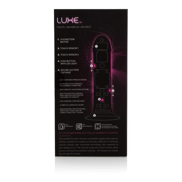 Luxe Touch Sensitive Vibrator (Purple)