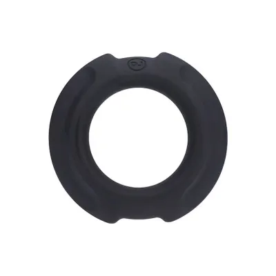 Optimale Flexisteel Silicone Metal Core Cock Ring Black 35mm
