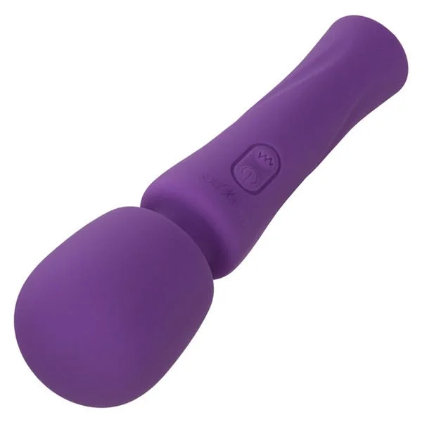 Stella Liquid Silicone Massager Purple Wand Vibrator