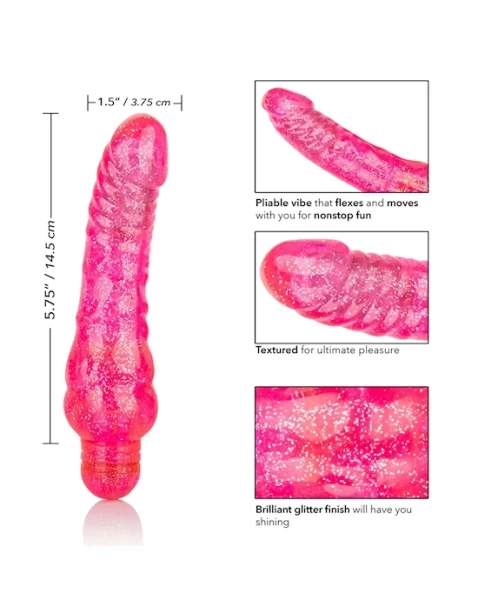 Sparkle Glitter Jack - Pink - 6 Inch