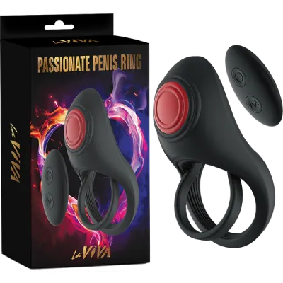 La Viva Passionate Penis Ring Black