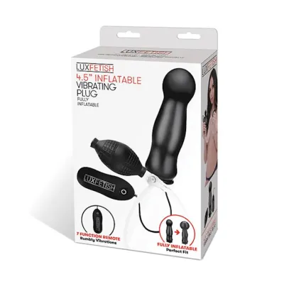 4 5 Inflatable Vibrating Plug